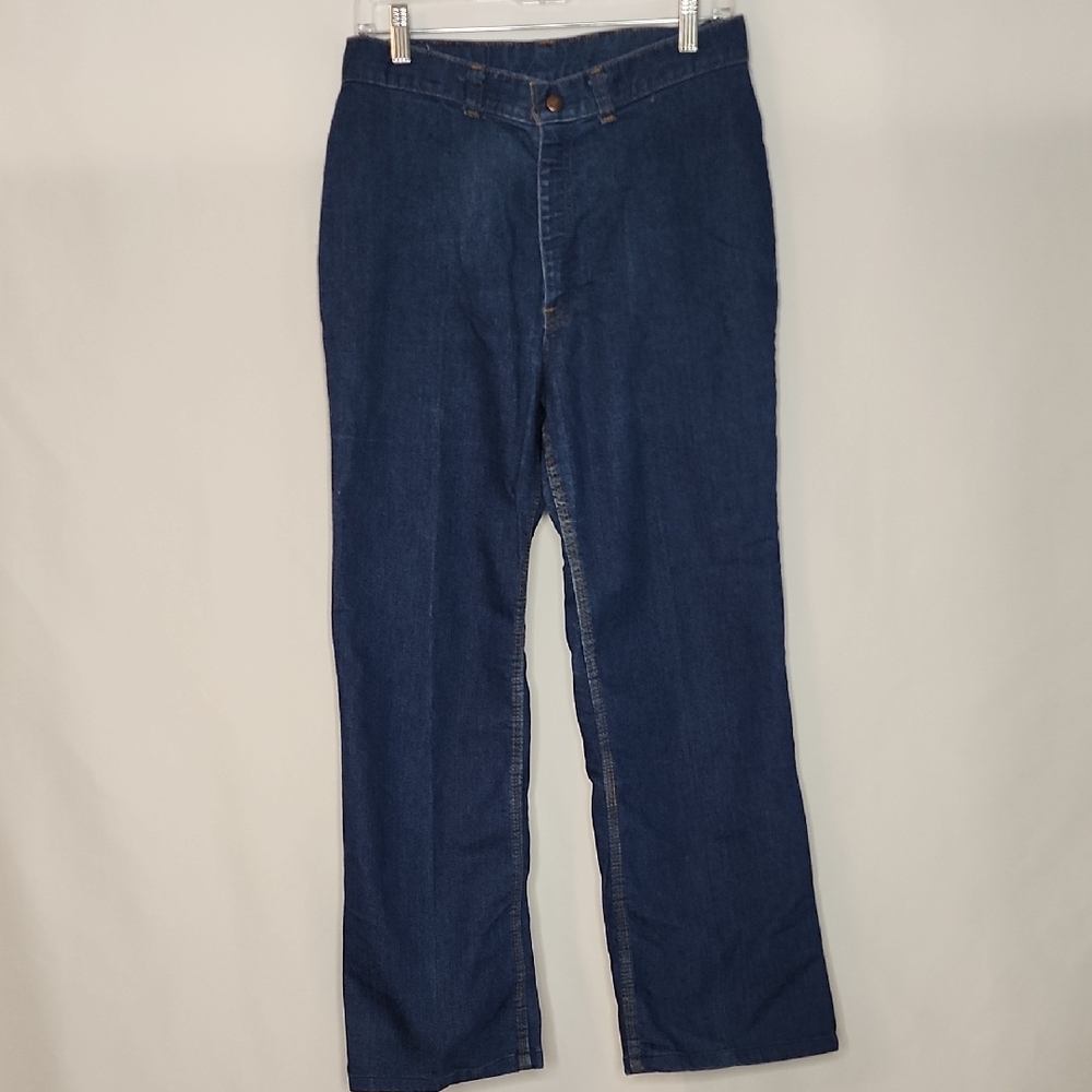 Levi's Women's Wide Leg Jeans - Dark Blue Size 16